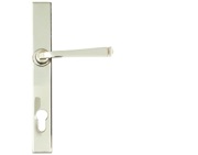 From The Anvil Avon Slimline Lever Espagnolette Lock Set, Sprung Door Handles, Polished Nickel - 90356 (sold in pairs)