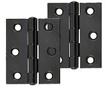 From The Anvil 3 Inch Butt Hinges, Black - 91040 (sold in pairs) 