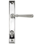 From The Anvil Newbury Slimline Lever Espagnolette, Sprung Door Handles, Polished Chrome - 91420 (sold in pairs)