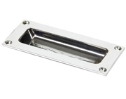 From The Anvil Period Flush Pull Handle (92mm C/C), Polished Chrome - 91519