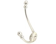 From The Anvil Coat Hat & Coat Hook, Polished Nickel - 91751