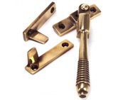 From The Anvil Night Vent Reeded Locking Window Fastener (152mm), Polished Bronze - 91941