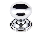 From The Anvil Mushroom Cupboard Knob (32mm Or 38mm), Polished Chrome - 92031
