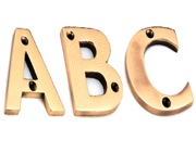 From The Anvil Letters (A-Z), Polished Bronze Finish - 92031A