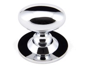 From The Anvil Oval Cupboard Knob (33mm x 22mm Or 40mm x 27mm), Polished Chrome - 92033