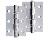 Atlantic Grade 7 Fire Rated 3 Inch Solid Steel Ball Bearing Hinges, Polished Stainless Steel - A2H322PSS (sold in pairs)