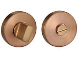 Access Hardware Bathroom Turn & Release, Satin Copper Finish - A9010SCU