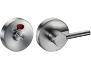 Access Hardware Bathroom Disabled Turn & Release With Indicator, Satin Stainless Steel - A9710S