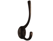 Cardea Ironmongery Hat & Coat Hook, Dark Bronze - AA098DB