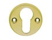 Carlisle Brass Classic Euro Profile Escutcheons, Polished Brass - AA145
