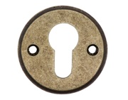 Cardea Ironmongery Euro Profile Escutcheon, White Bronze - AA190WB
