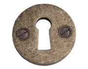 Cardea Ironmongery Standard Profile Escutcheon, White Bronze - AA193WB