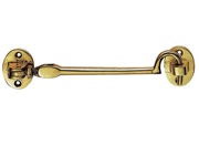 Carlisle Brass Heavyweight Silent Pattern Cabin Hooks (Various Sizes), Polished Brass - AA62