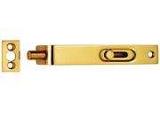 Carlisle Brass Sunk Slide Action Flush Bolts, Polished Brass - AA79