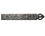 Kirkpatrick Black Antique Malleable Iron Hinge Front (18 and 24 Inch) - AB810F (sold in pairs) 