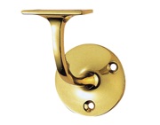 Carlisle Brass Lightweight Handrail Bracket, Polished Brass - AA85
