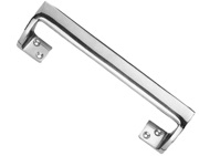 Carlisle Brass Cranked Pull Handle (225mm Length), Polished Chrome - AA90CP
