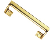 Carlisle Brass Cranked Pull Handle (225mm OR 302mm Length), Polished Brass - AA90