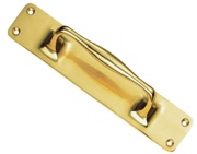 Carlisle Brass Cast Pull Handle (297mm x 60mm), Polished Brass - AA95