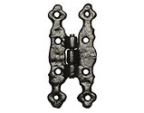 Kirkpatrick Black Antique Malleable Iron Cabinet Hinge (3.5 Inch) - AB1120 (sold in pairs) 