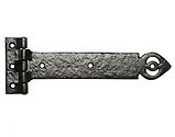 Kirkpatrick Black Antique Malleable Iron Hinge (12, 15 and 18 Inch) - AB1161 (sold in pairs) 