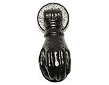Kirkpatrick Black Antique Malleable Iron Hand Door Knocker - AB1239