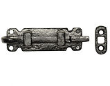 Kirkpatrick Black Antique Malleable Iron Cranked Door Bolt (101mm) - AB1547