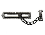 Kirkpatrick Black Antique Malleable Iron Door Chain (152mm) - AB2968