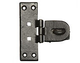 Kirkpatrick Black Antique Malleable Iron Hasp and Staple - AB4195