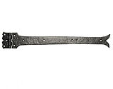 Kirkpatrick Black Antique Malleable Iron Hinge (18 and 24 Inch) - AB645 (sold in pairs) 