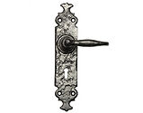 Kirkpatrick Black Antique Malleable Iron Lever Handle - AB754 (sold in pairs)