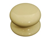 Chatsworth Porcelain Victorian Cupboard Knobs (32mm, 38mm, 50mm OR 54mm), Cream - BUL9-CRM