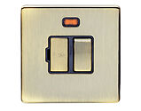 Carlisle Brass Eurolite Concealed 3mm Switched Fuse Spur With Neon Antique Brass - ABSWFNB