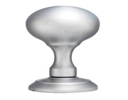 Carlisle Brass Ice Large Concealed Fix Mortice Door Knob, Satin Chrome - AC050SC (sold in pairs)