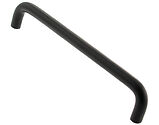Atlantic Hardware Stainless Steel Commercial D Cabinet Pull Handle (Various Sizes), Matt Black - ACPC658MB