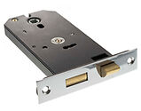 Atlantic Horizontal 3 Lever Standard Key Mortice Sash Lock (6 Inch), Polished Chrome - ALKHZSPC