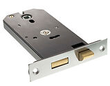Atlantic Horizontal 3 Lever Standard Key Mortice Sash Lock (6 Inch), Satin Chrome - ALKHZSSC