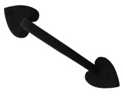 Cardea Ironmongery Traditional Pull Handle (200mm), Dark Bronze - AN140DB