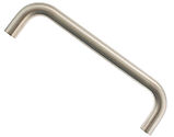 Atlantic Hardware Stainless Steel Commercial 19mm Diameter D Pull Handle, Satin Stainless Steel - APH15019SSS