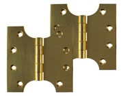 Atlantic Parliament Hinges (4 Inch), Polished Brass - APH424PB (sold in pairs)