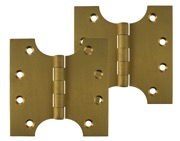 Atlantic Parliament Hinges (4 Inch), Satin Brass - APH424SB (sold in pairs)
