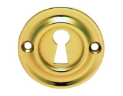 Carlisle Brass Delamain Classic Standard Profile Escutcheon, Polished Brass - AQ41