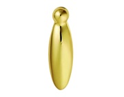 Carlisle Brass Pear Drop Architectural Quality Covered Escutcheon, Polished Brass - AQ45