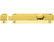 Carlisle Brass Surface Mounted Door Bolt, Polished Brass - AQ81