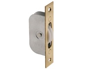 Carlisle Brass Galvanised Sash Window Axle Pulley (Square Forend), Polished Brass With Nylon Wheel - AQ92