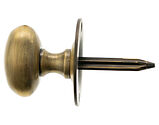 Atlantic Rack Bolt Oval Thumbturn, Antique Brass - ARBTAB