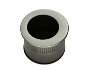 Carlisle Brass Manital Sliding Door Small Round Flush Pull (29mm Diameter), Satin Nickel - ART56SN