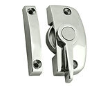 ASEC Reversible Handing Non-Locking Window Pivot (8.5mm OR 11.55mm Keep), Brushed Silver - AS11669