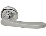 Intelligent Hardware E-Series Atlantic Door Handles On Round Rose, Polished Chrome - ATL.09.CP (sold in pairs)