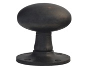 Cardea Ironmongery Oval Mortice Door Knob (65mm x 47mm), Dark Bronze - AV024DB (sold in pairs)